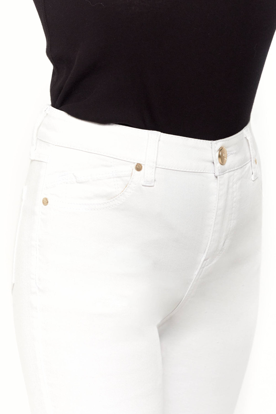 Jeans 3/4 Blanc