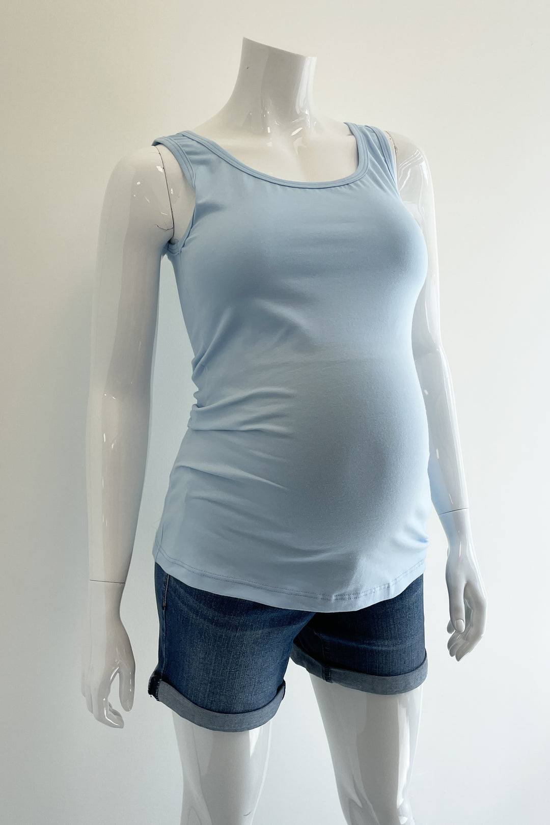 camisole de maternité bleu pale