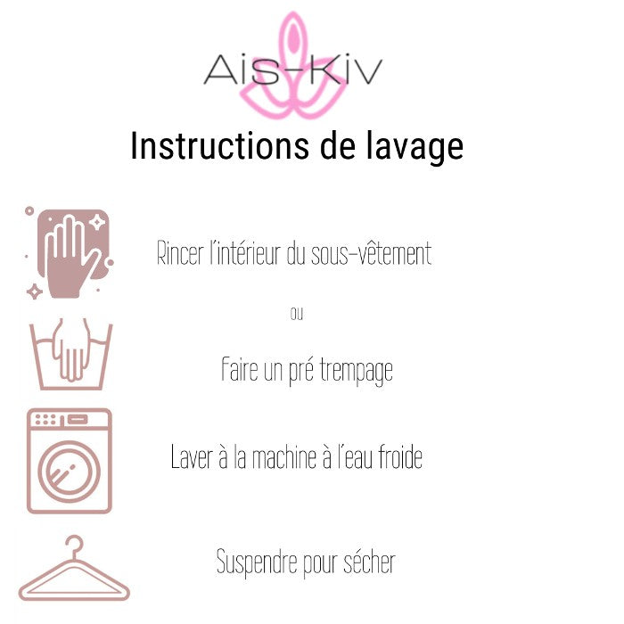 Lace menstrual panties