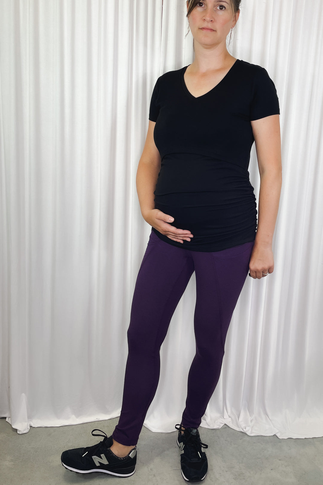 Legging Bella à poche - Mauve