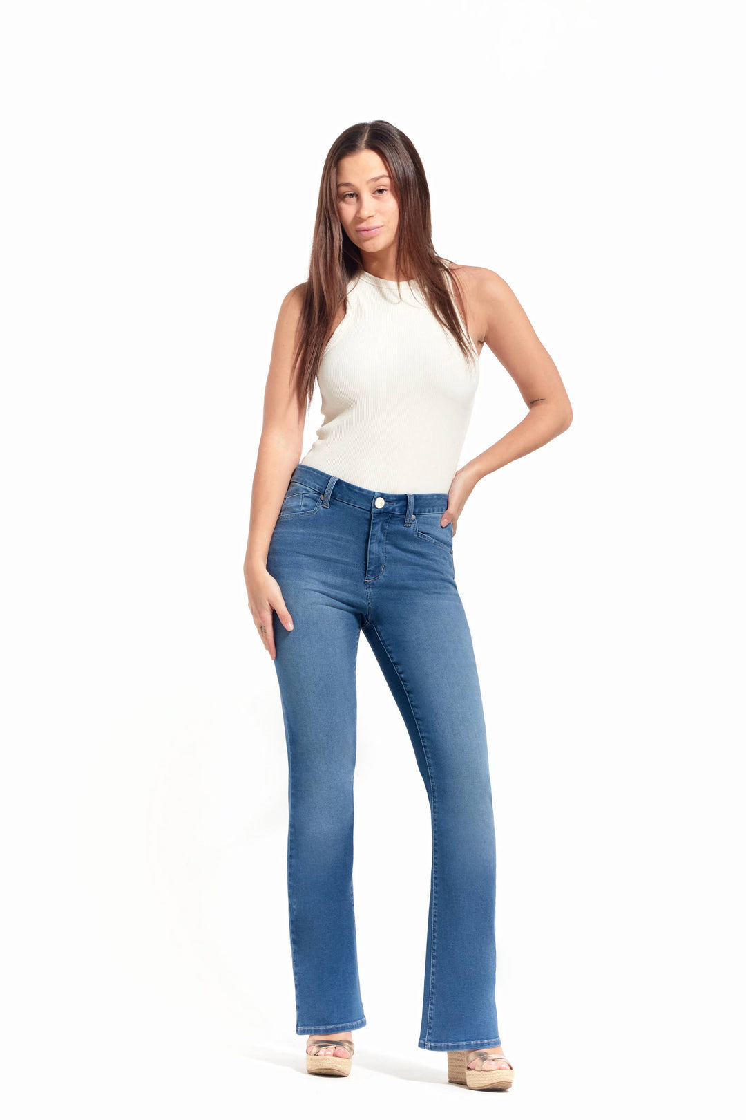 Jeans Belle - Bleu azur