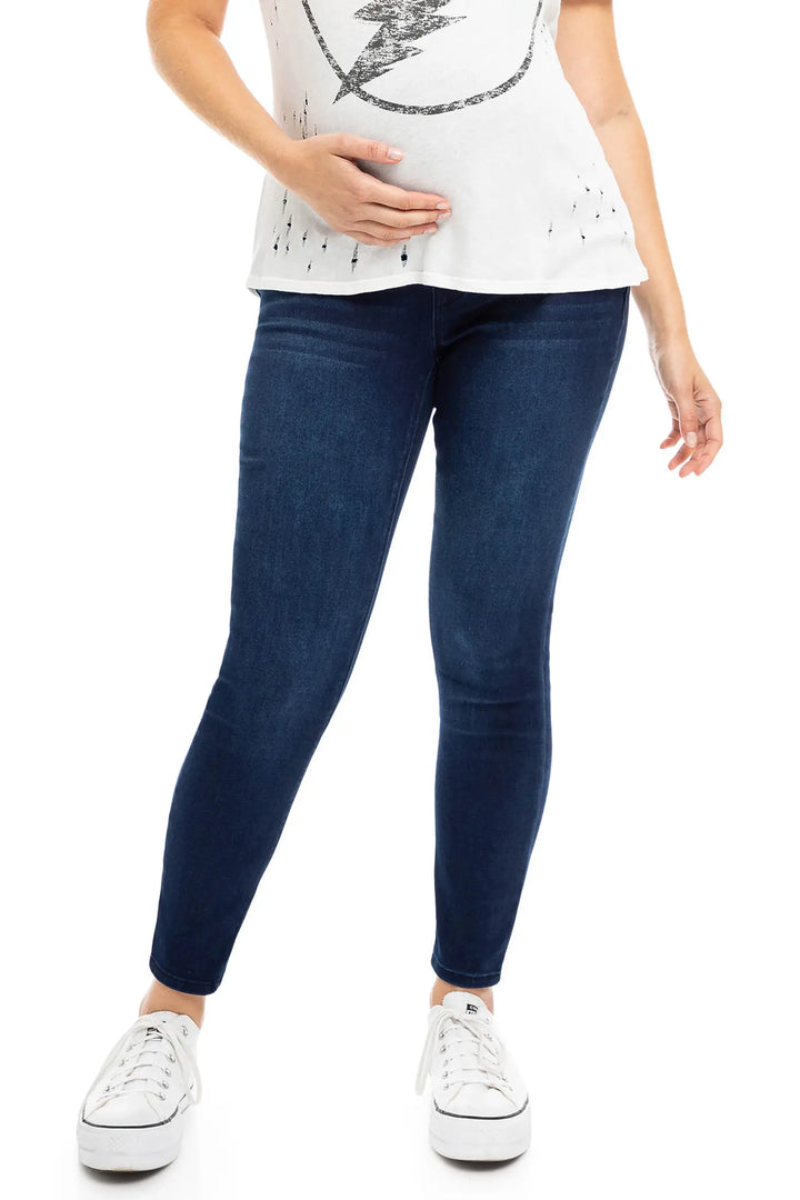 Jeans Maternité Marco, coupe étroite, bleu foncé