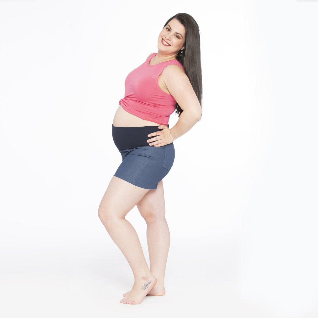 REPREVE denim shorts