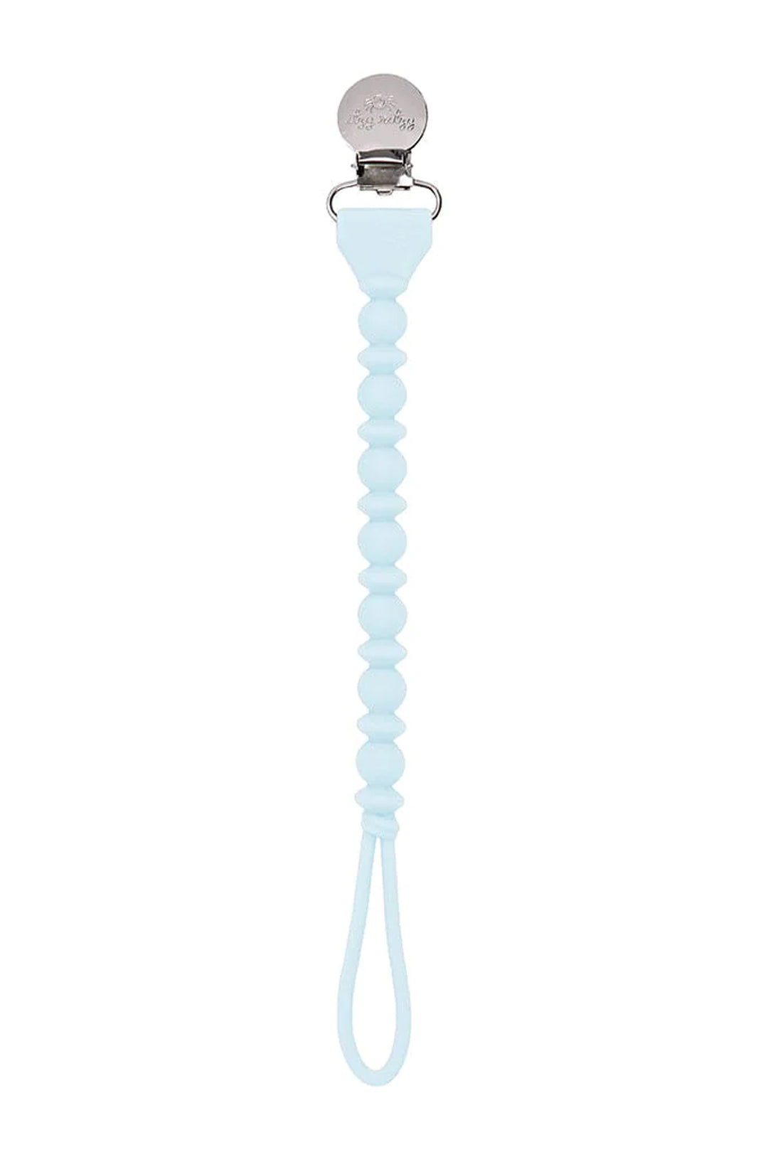 Sweetie silicone pacifier clip - Light Blue