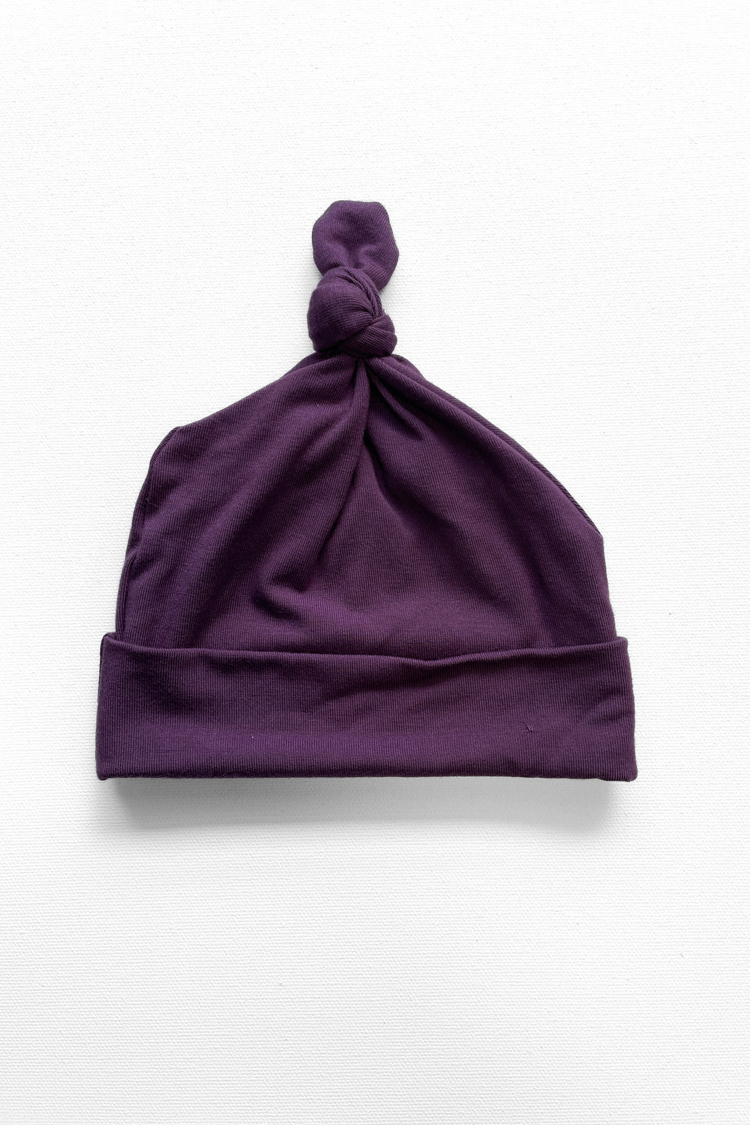 Baby knotted hat - Purple