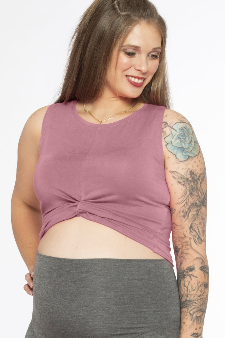 Camisole courte nouée