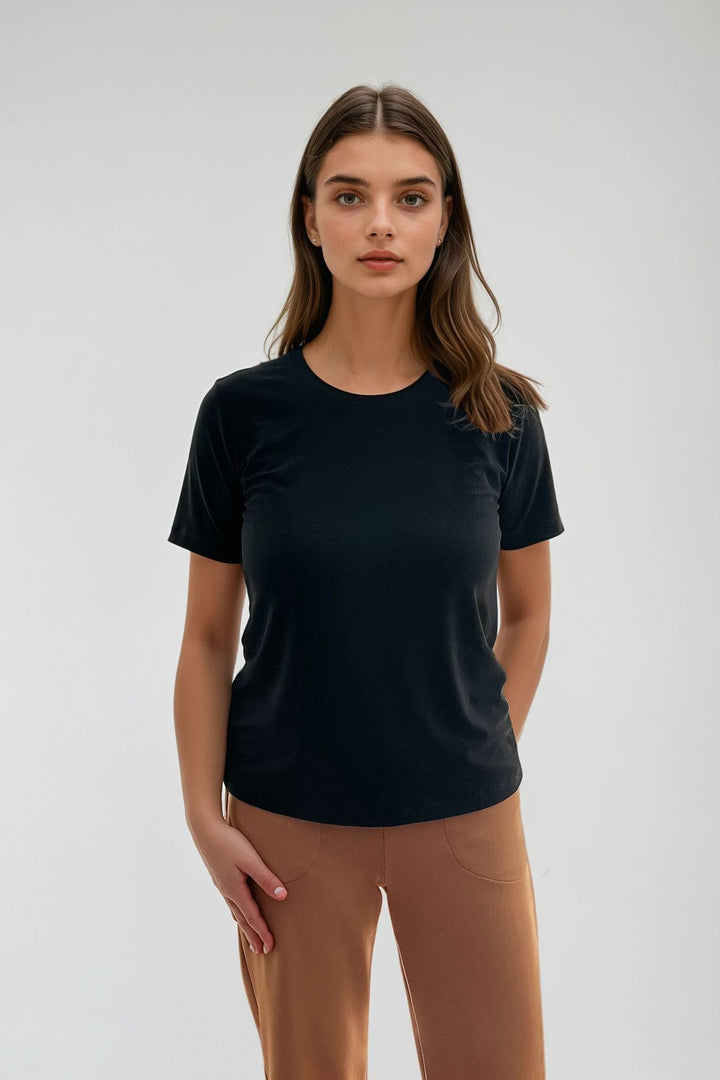 Edith - Short-sleeved fluid sweater