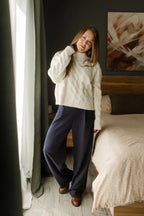 Scuba Pleated Trousers