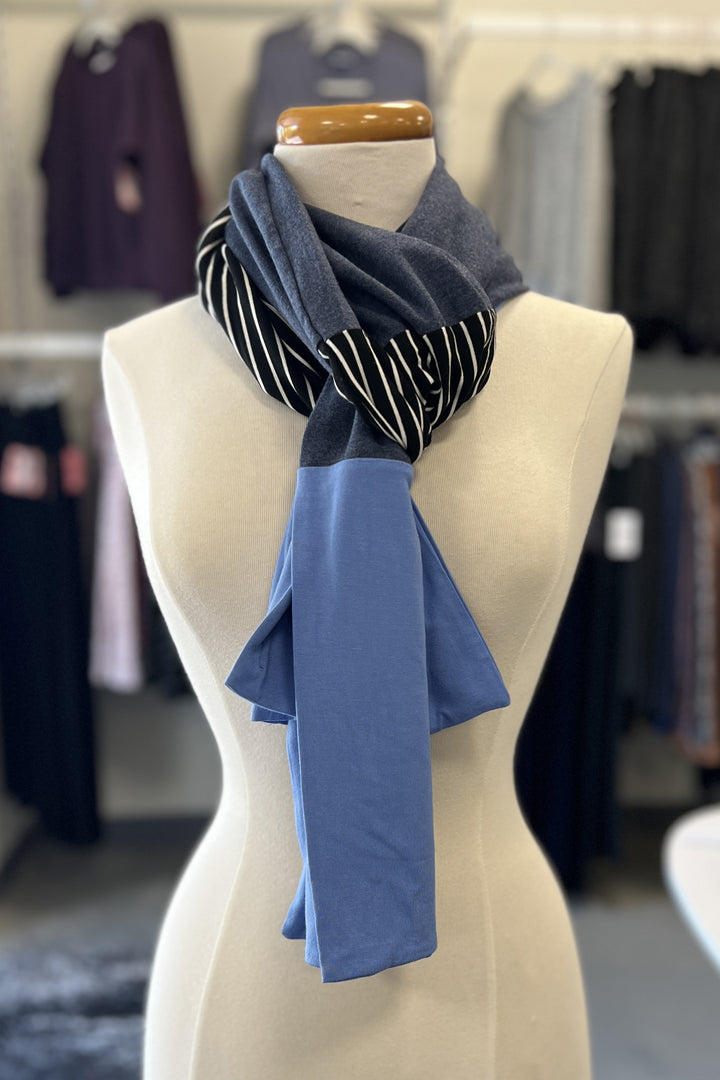 Foulard Atelier - Série Bleu
