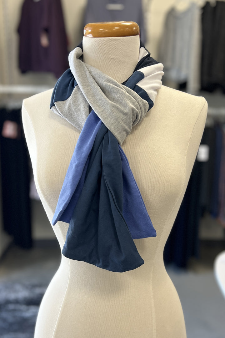 Foulard Atelier - Série Bleu