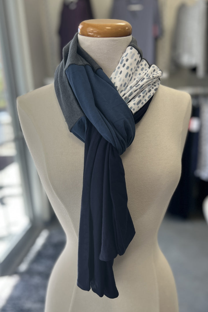 Foulard Atelier - Série Bleu