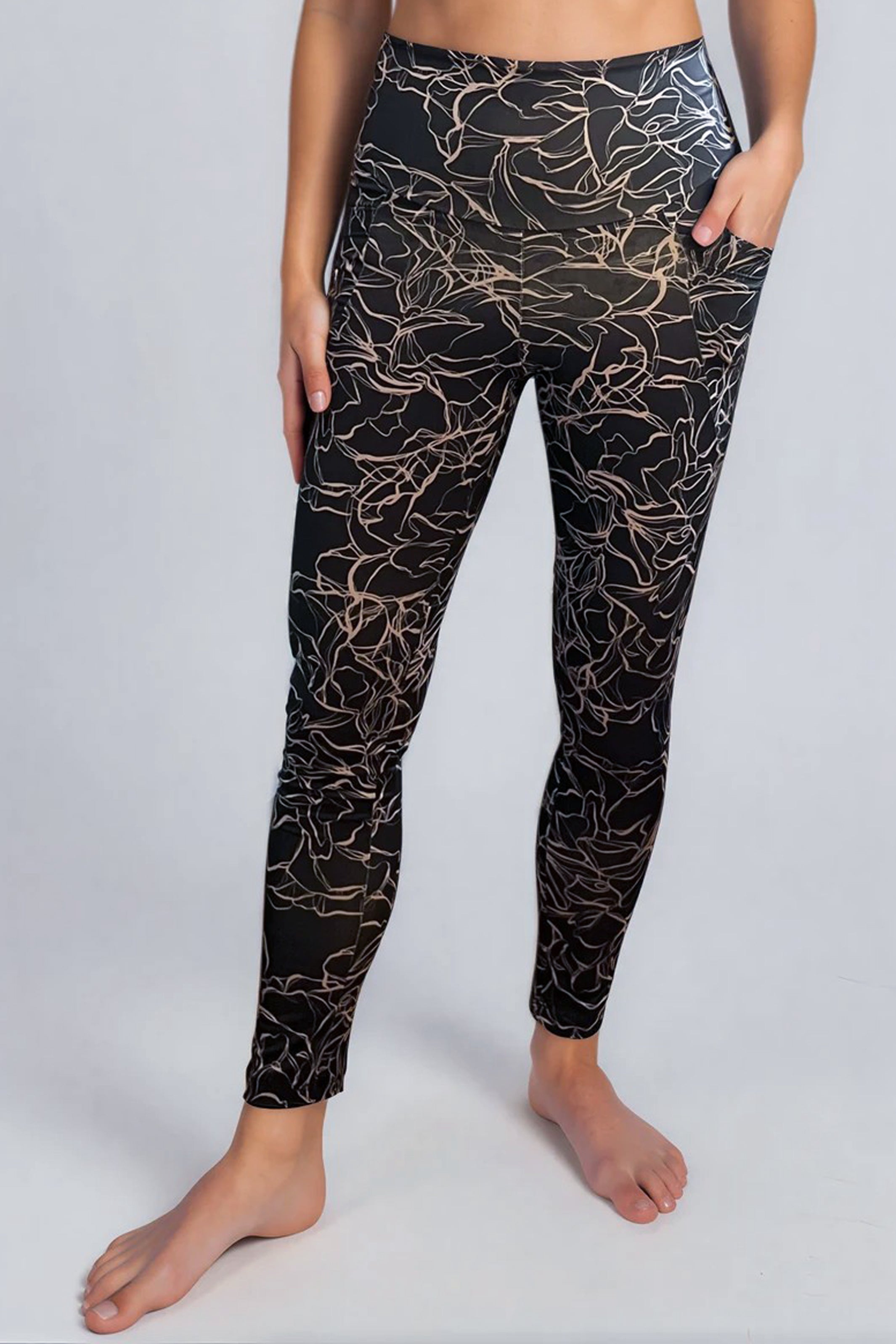 Anna Leggings - Peony