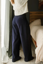 Scuba Pleated Trousers