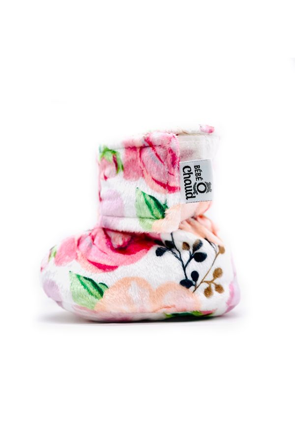 Velcro baby slippers - Begonia