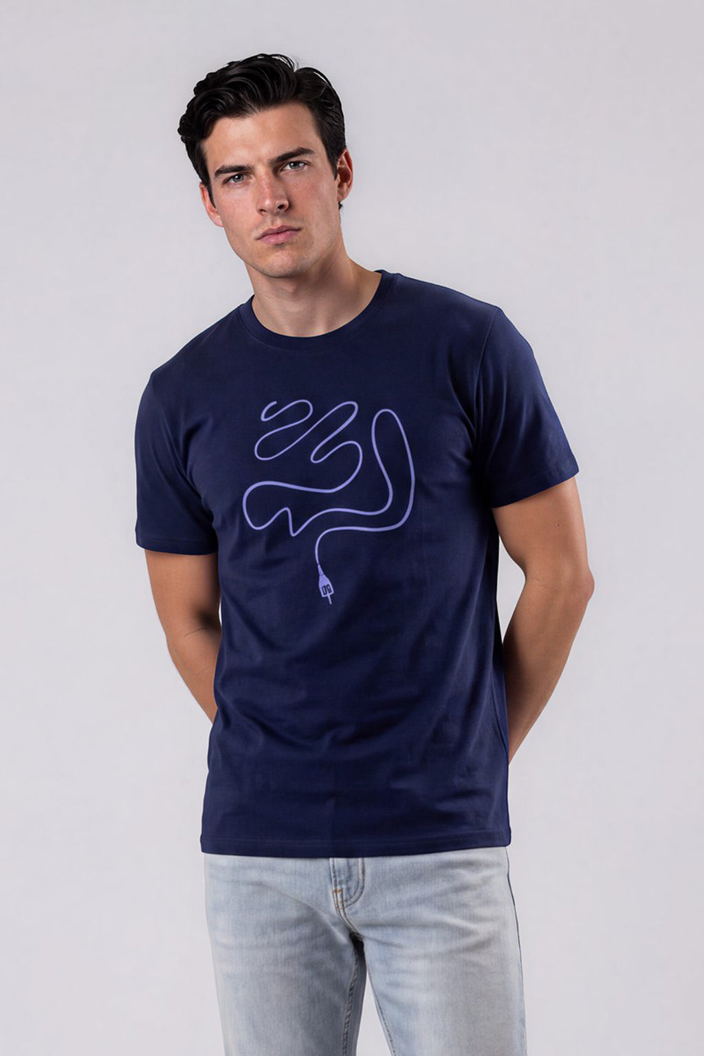 Jules T-Shirt - Cycling at Night
