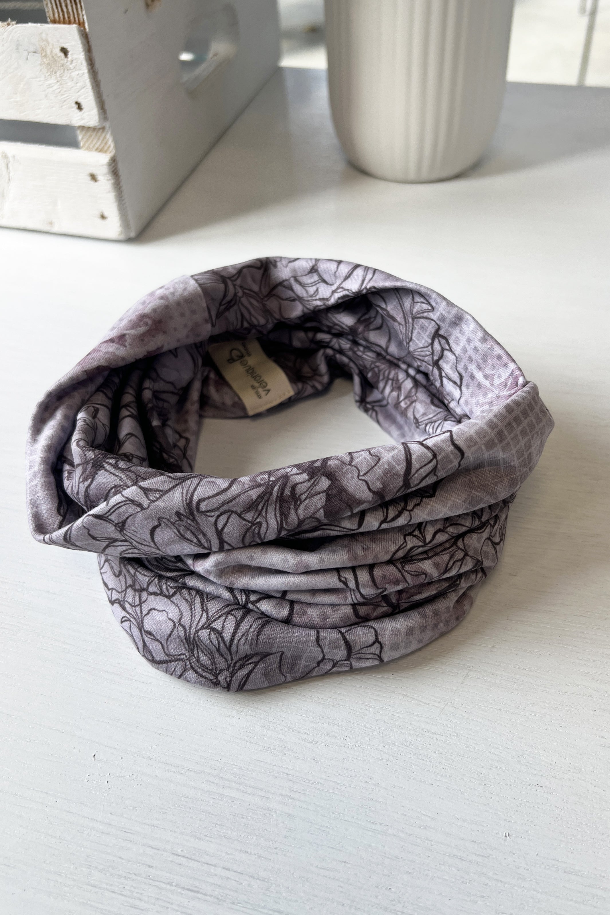 Cache - Cou Nordik - Pivoine - Atelier Véronique B