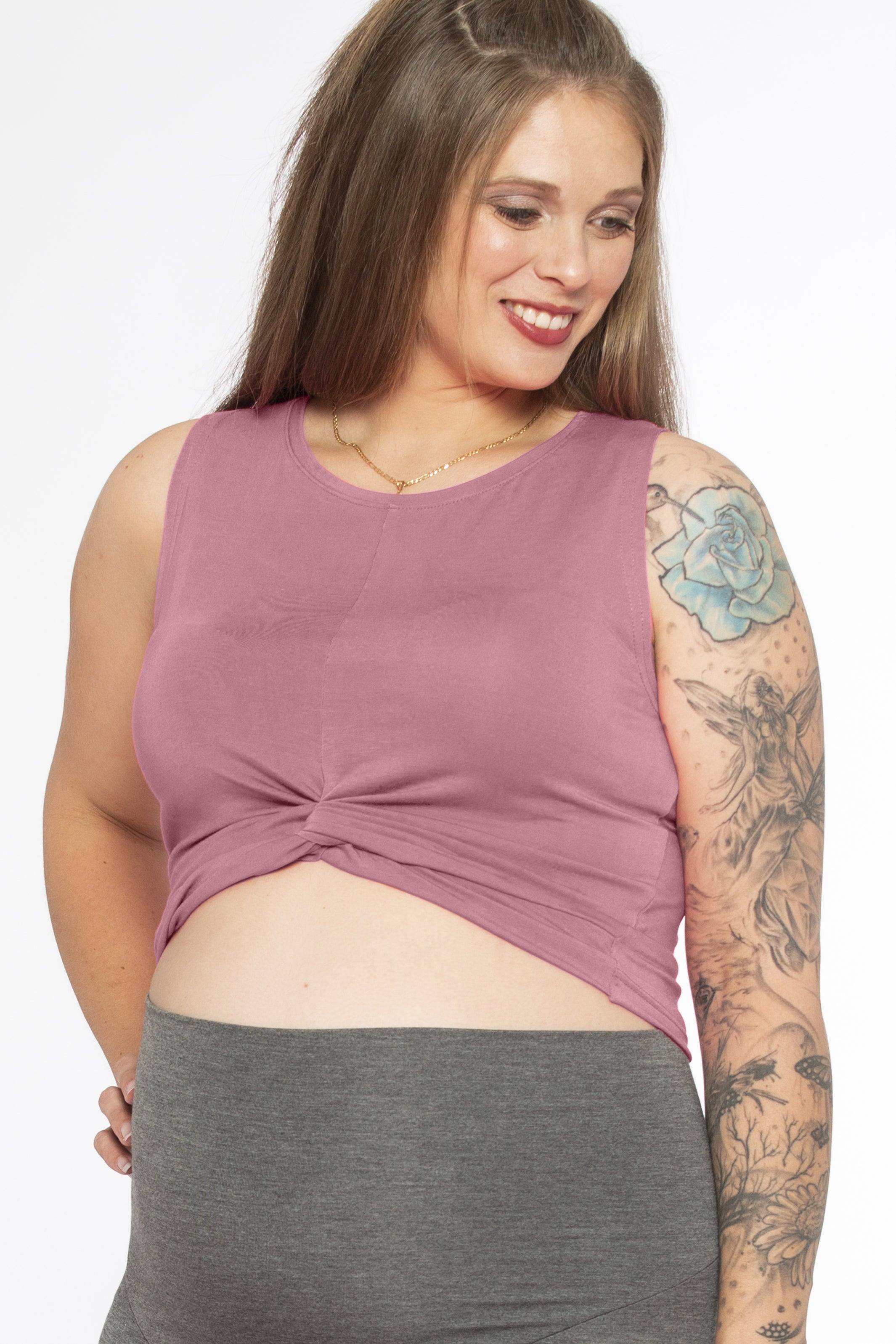 Camisole courte nouée - Atelier Véronique B