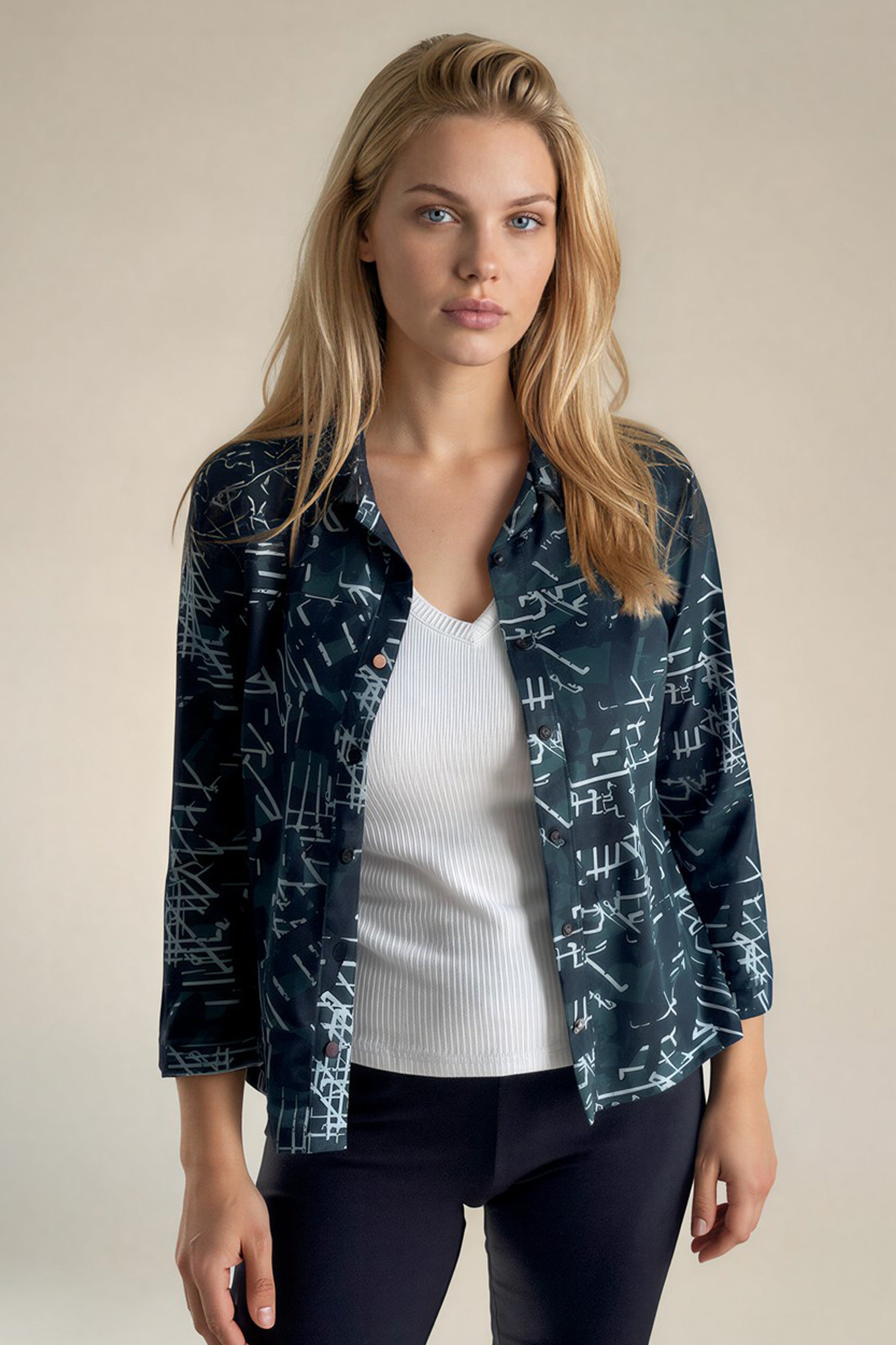 Chemise Emelia - Cap Océan - Atelier Véronique B
