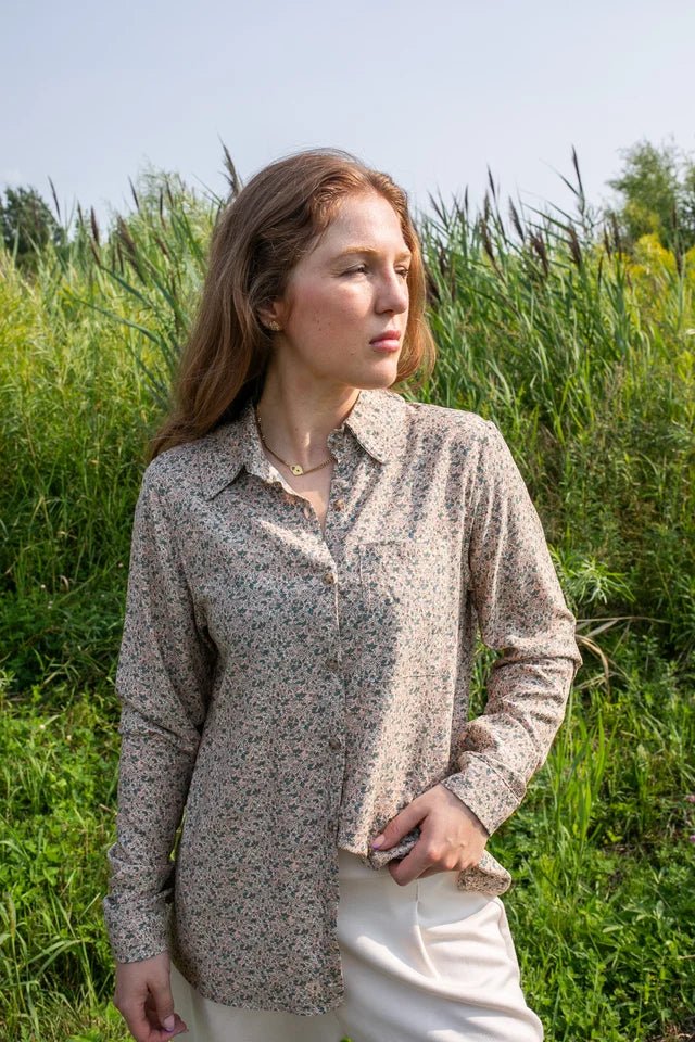 Chemise Véronne - Fleurs vintage - Atelier Véronique B