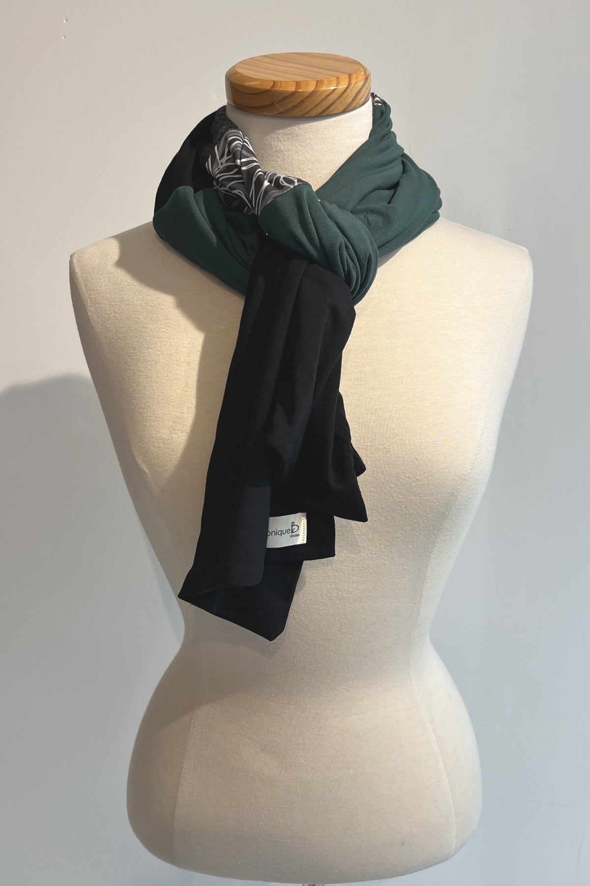 Foulard Atelier - Série Verte - Atelier Véronique B