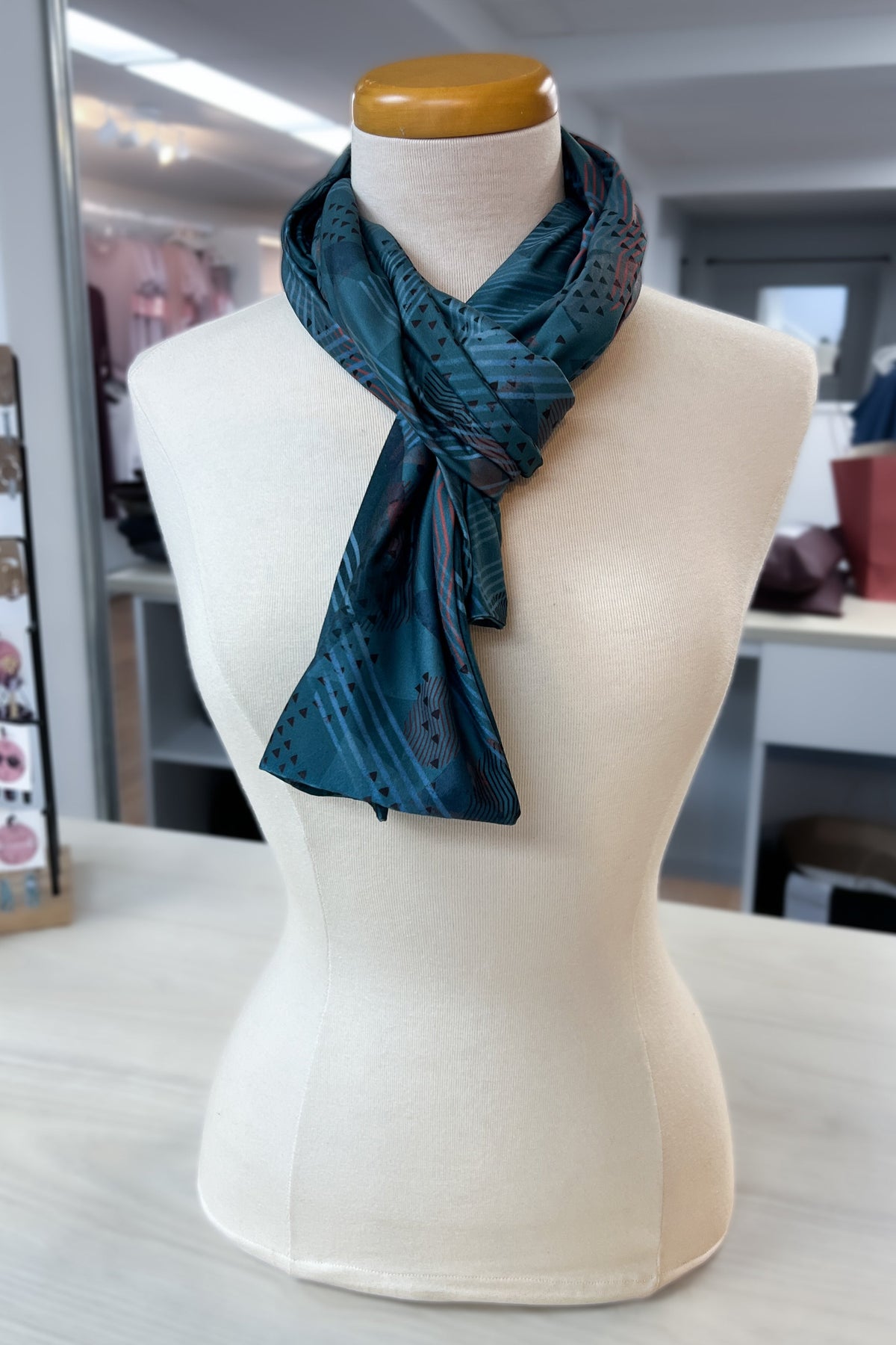 Foulard Nordik - Prisme d'Hiver - Atelier Véronique B