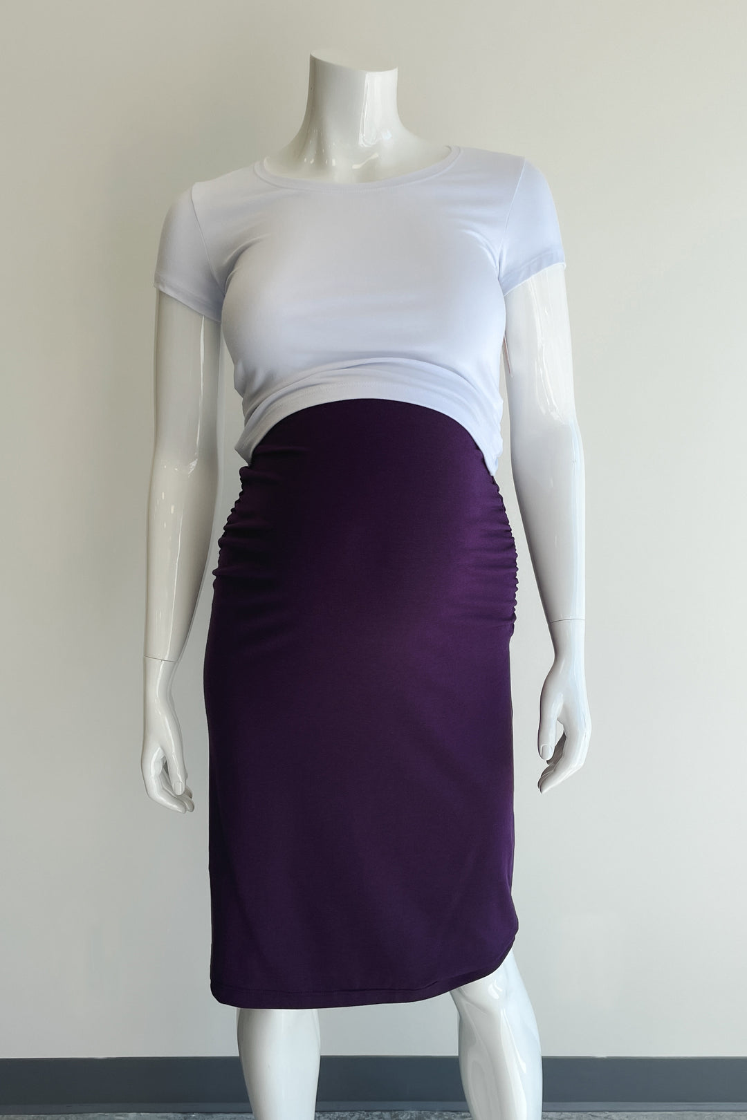 Fionna Maternity Skirt, purple