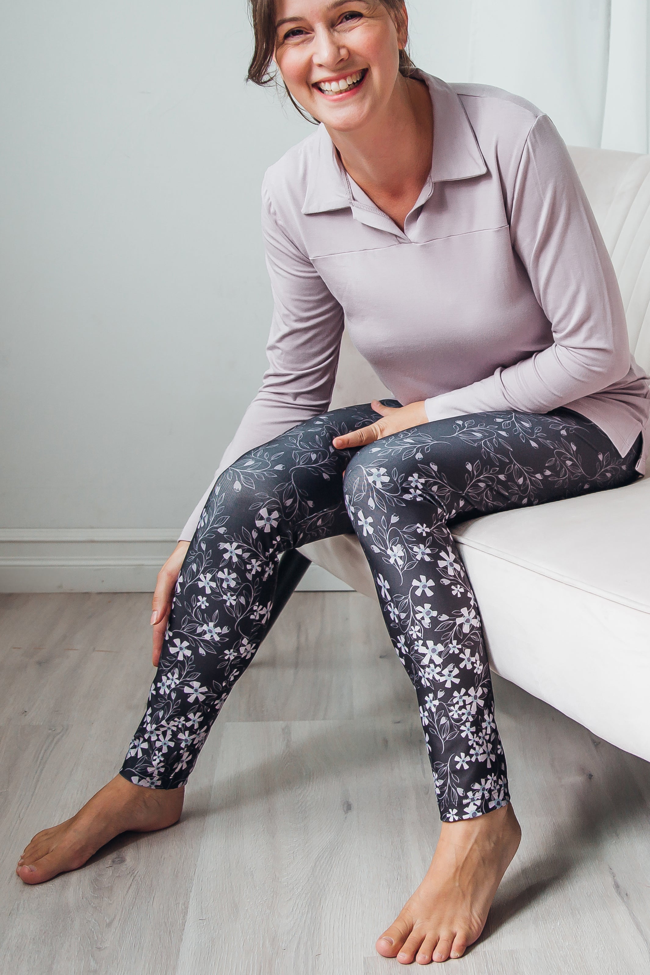 Legging Rosa - Fleur de Pommier - Atelier Véronique B