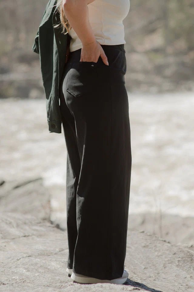Pantalon à pince Noir - Atelier Véronique B