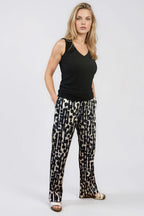 Pantalon ample Alizée - Géo Bleu - Atelier Véronique B