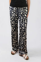 Pantalon ample Alizée - Géo Bleu - Atelier Véronique B