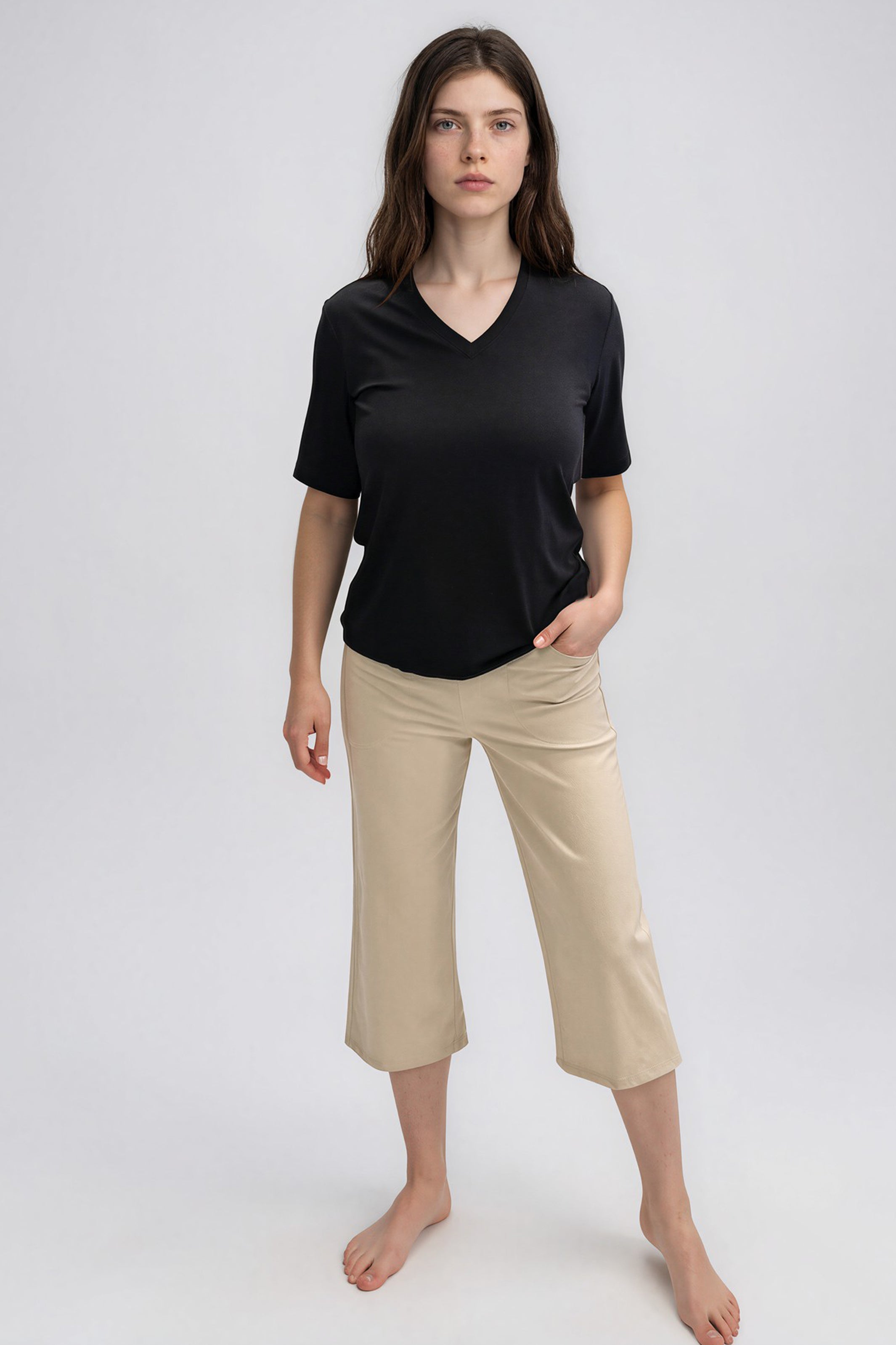 Pantalon Carra, longueur 3/4 - Atelier Véronique B