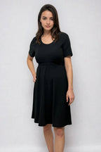 Robe Mélanie - Noir - Atelier Véronique B