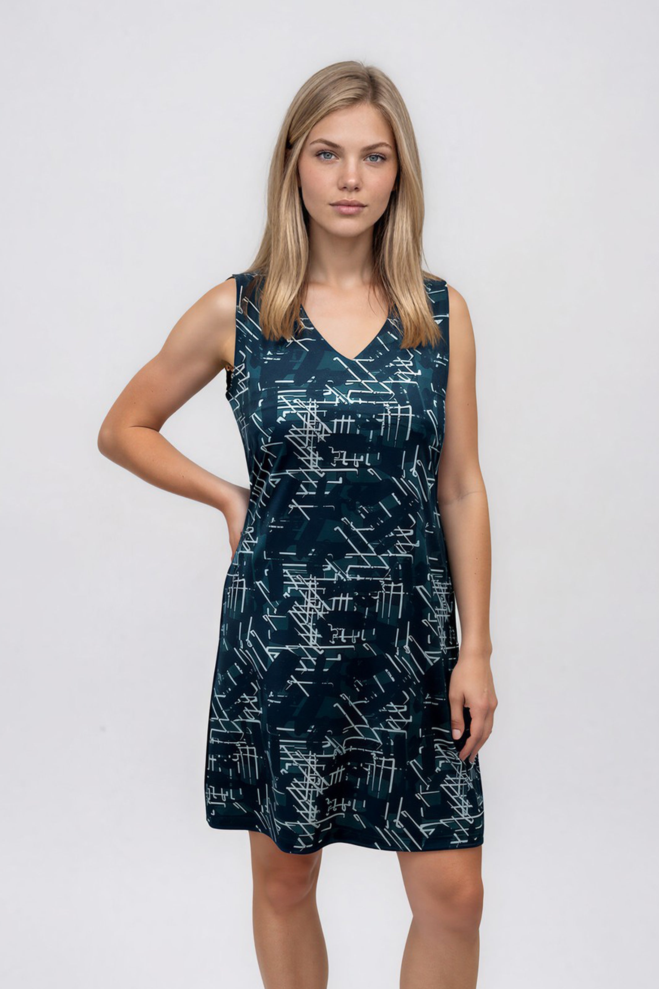Robe Nora - Latitude Bleu - Atelier Véronique B