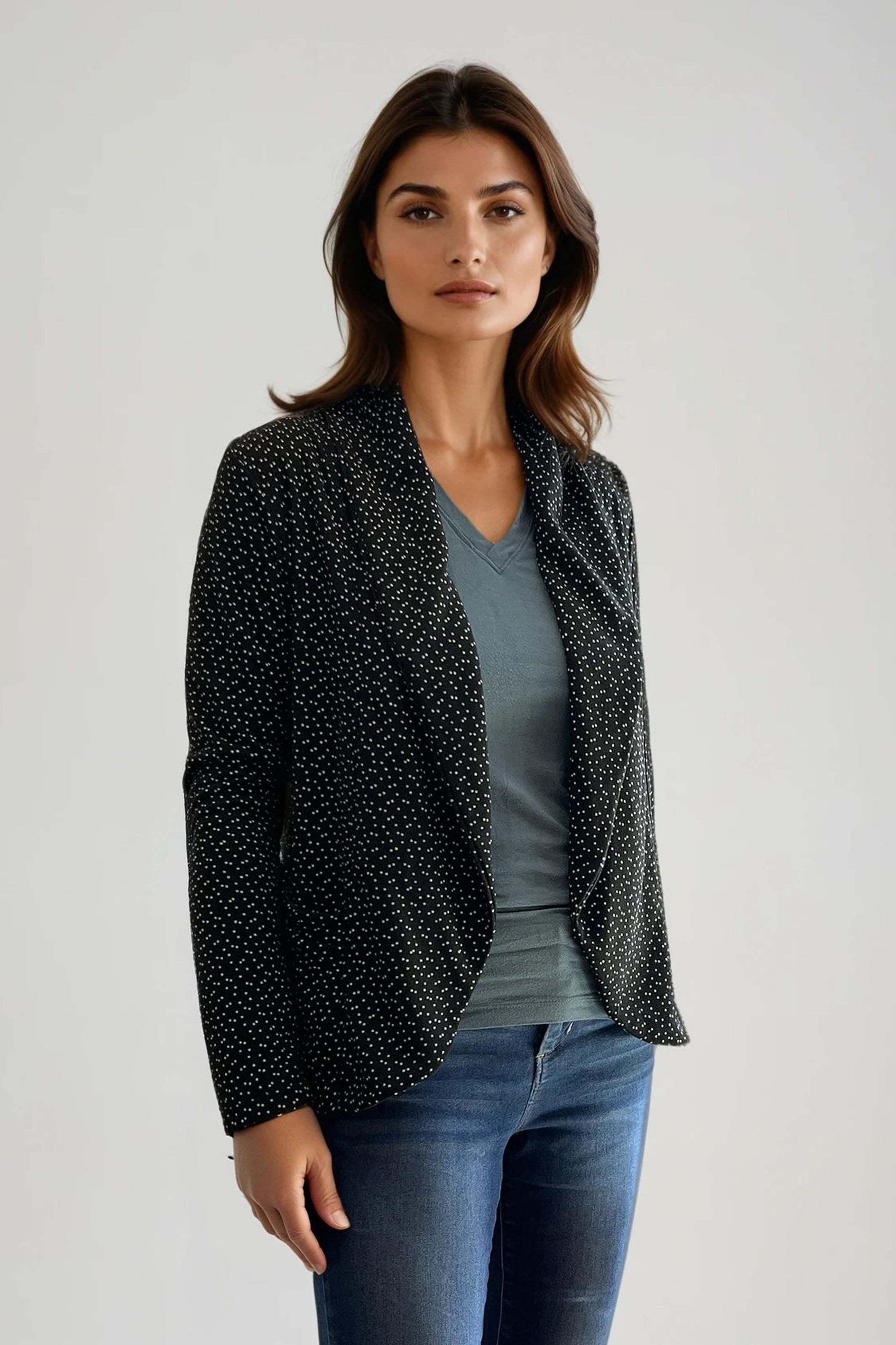 Veste Melina - Noir Nuit - Atelier Véronique B