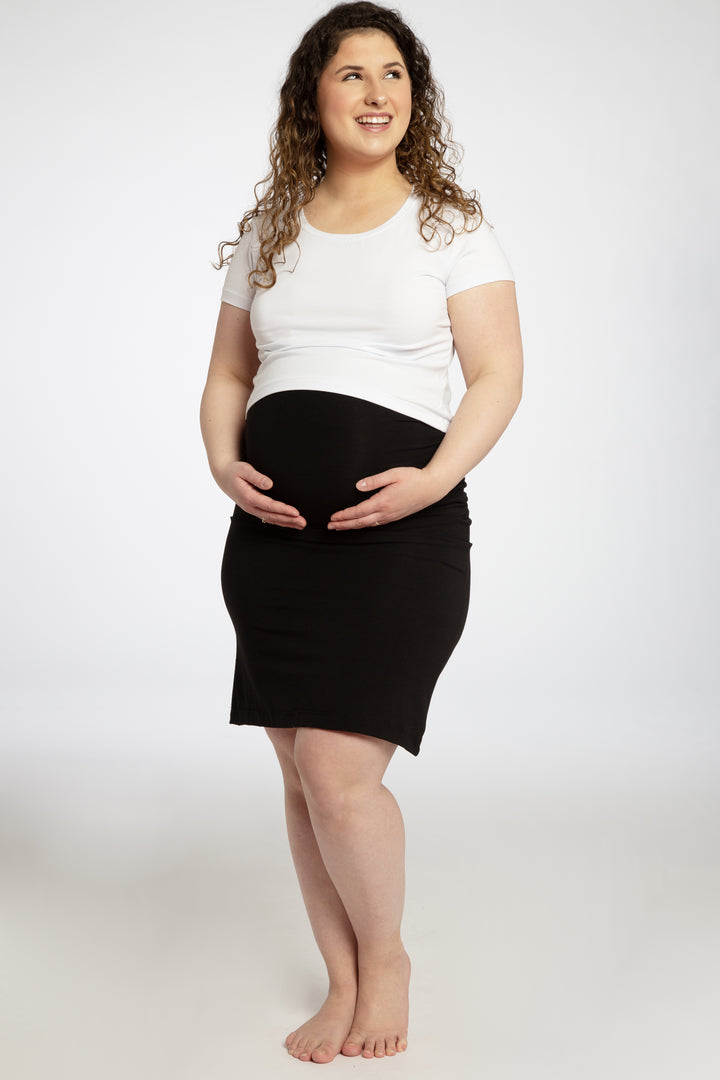 Fionna Maternity Skirt, Black