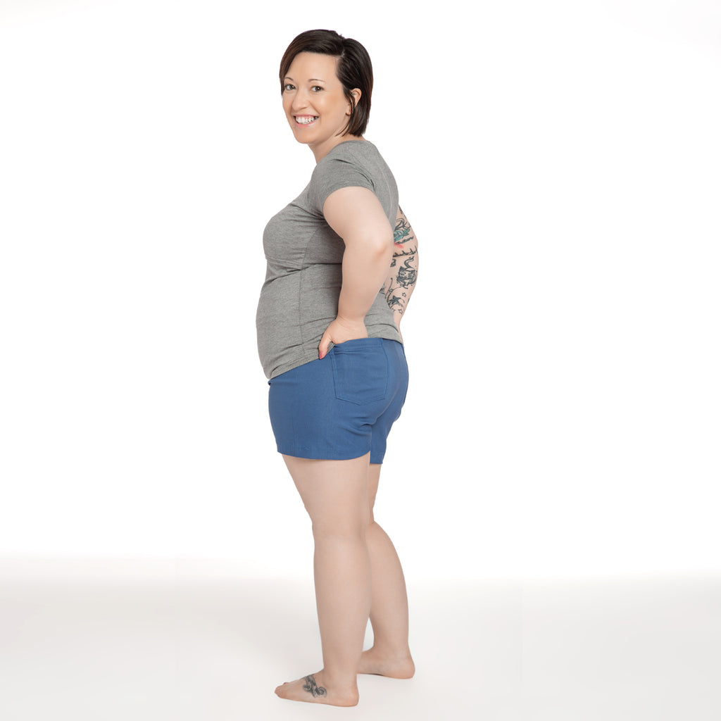 Short Aurélie - Bleu Océan