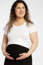 Chandail court blanc