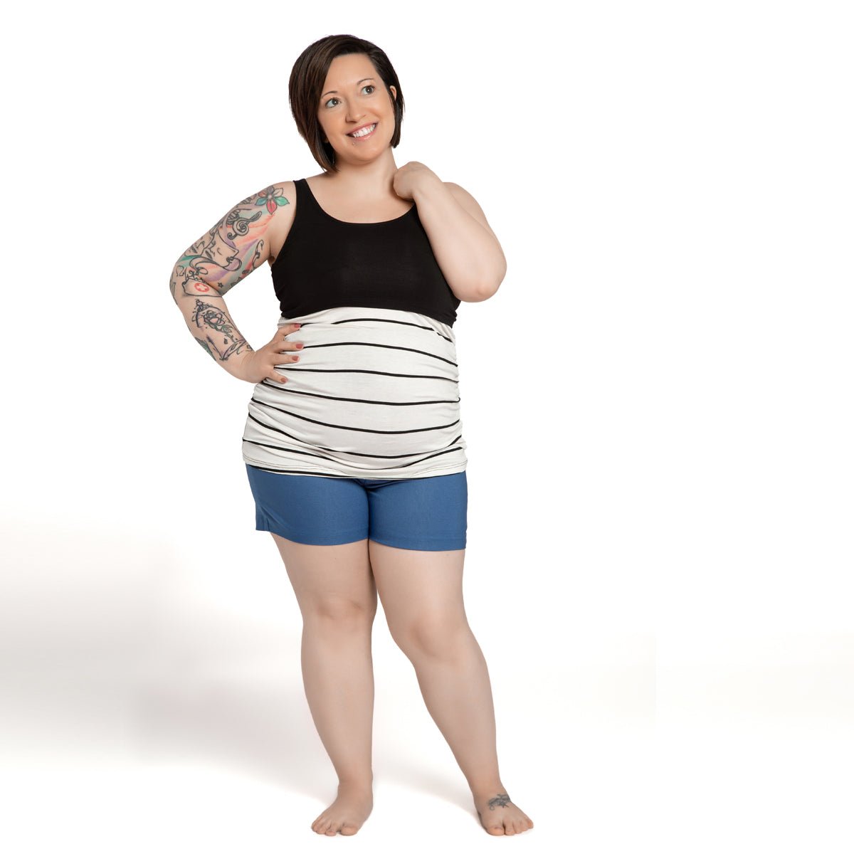 Short Aurélie - Bleu Océan - Atelier Véronique B