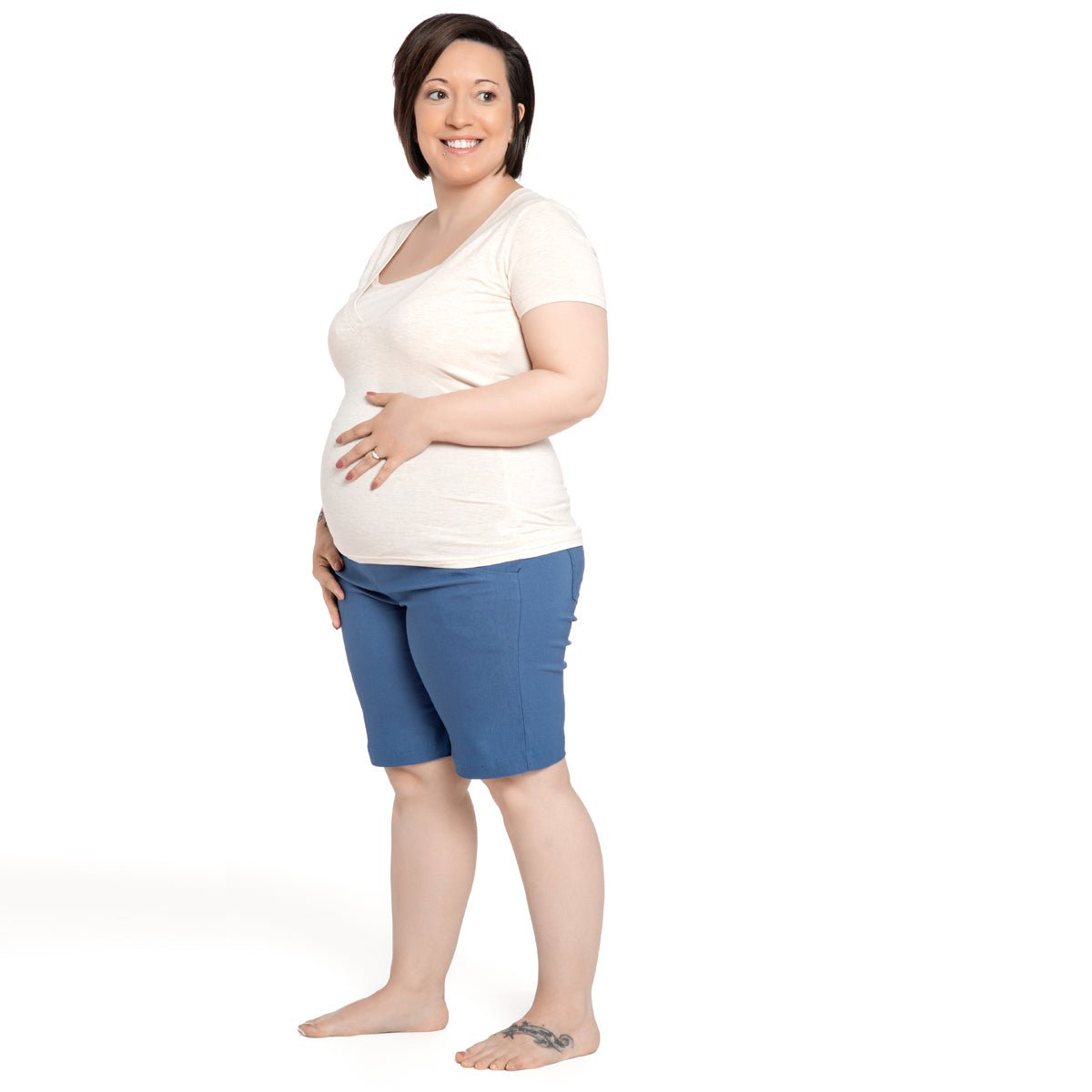 Short Tara - Bleu Océan - Atelier Véronique B